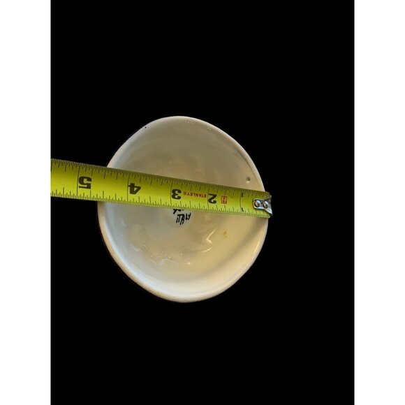 Vintage Neiman Marcus Ceramic Jello Molds Made Italy White Blue Floral Set of 3 - Picture 7 of 10